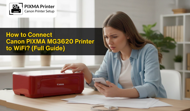 How to Connect Canon PIXMA MG3620​ Printer​ to WiFi? (Full Guide)