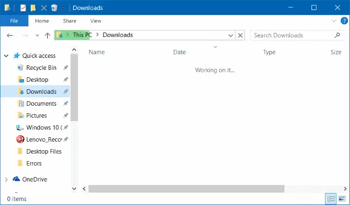 Locate the Downloads folder on your computer.